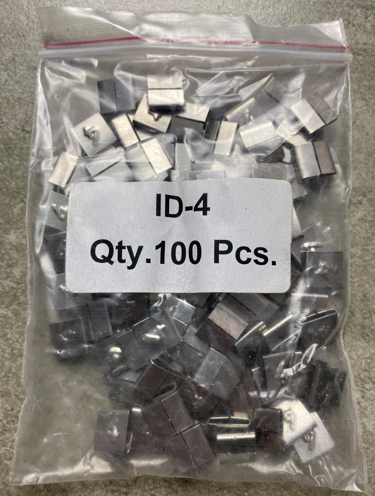HAYATA ID-4, Stainless Steel Cable Marker 316SS, Symbol “4” , 100 Pc’s Pkt