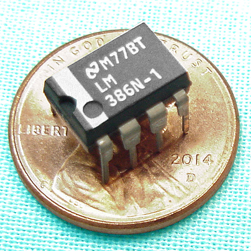 (2) 250+ mW LM386N-1 Audio Power AMP, 46 dB Gain (drive a 4 to 32 Ohm Speaker)