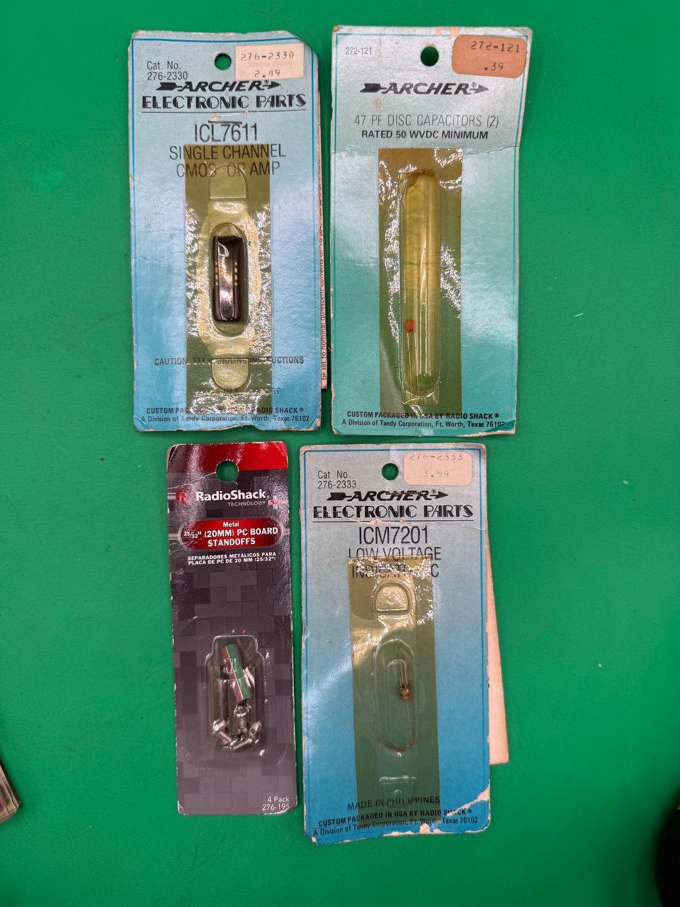NOS Vintage Archer RadioShack RCA NTE Mallory Electronic Radio Parts Lot RE