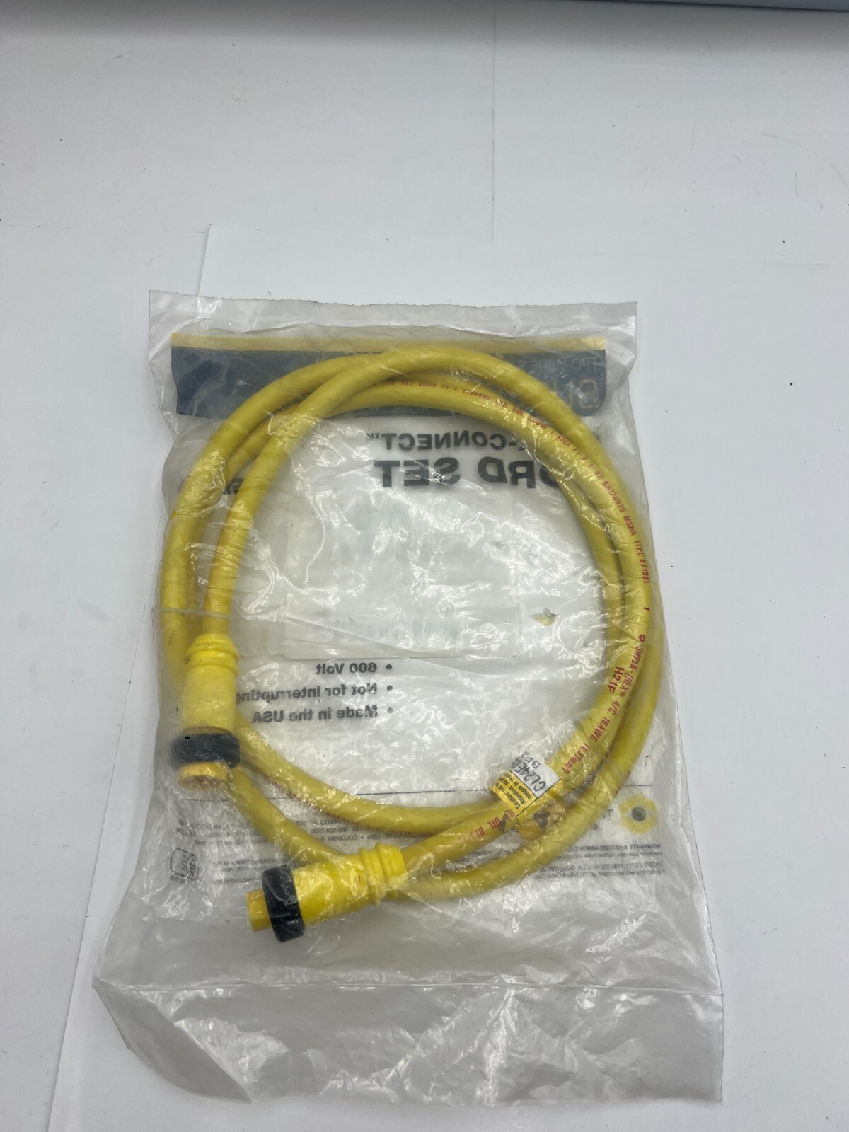 TPC Wire & Cable Super-Trex CordSet Mini 16/4 Male/Female 6 Ft CL24E05F006