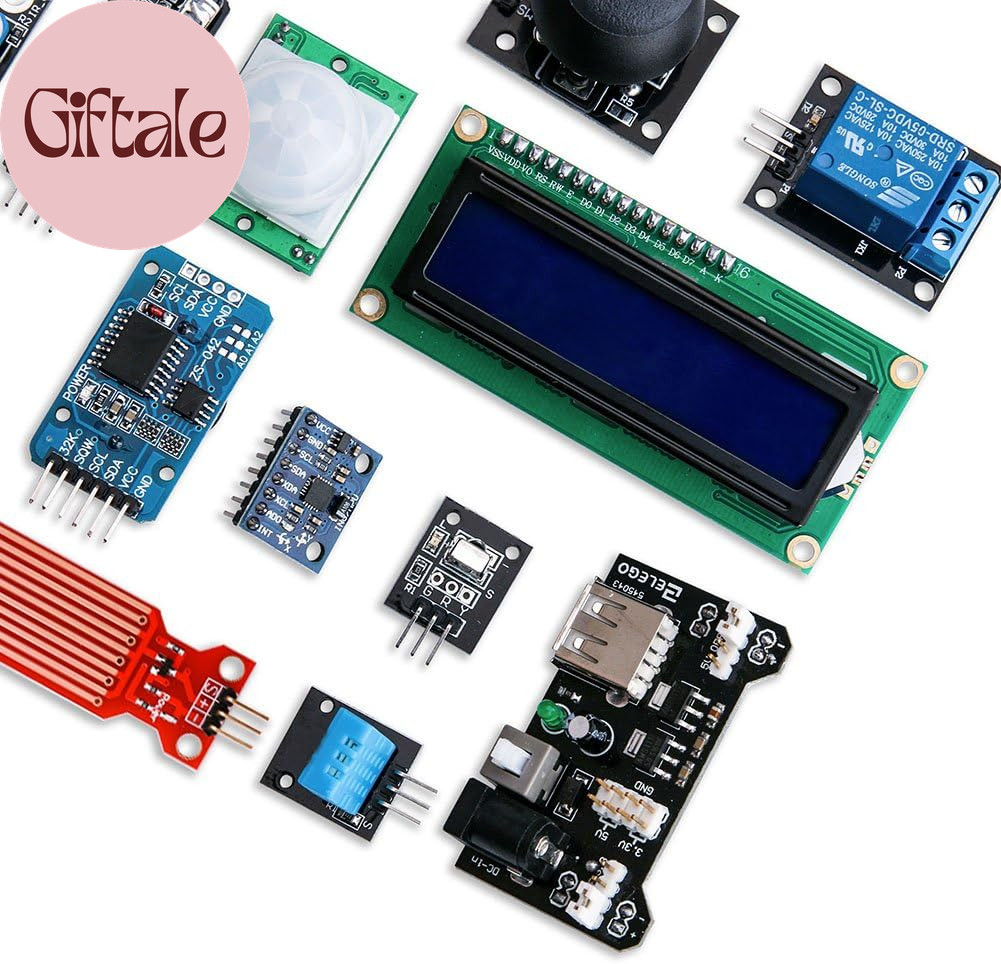 Upgraded 37 in 1 Sensor Modules Kit with Tutorial Compatible with R3 MEGA 2560 N