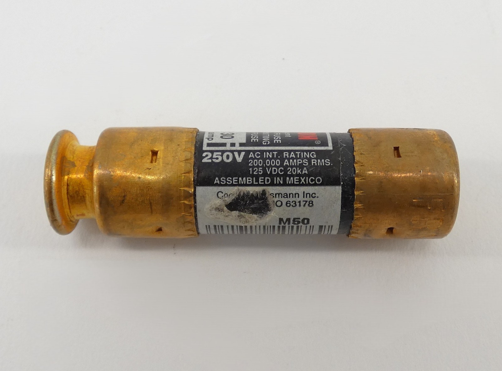 *Lot of 8* Cooper Bussmann FRN-R-30 Fusetron Class RK5 Dual Element Time Dela…