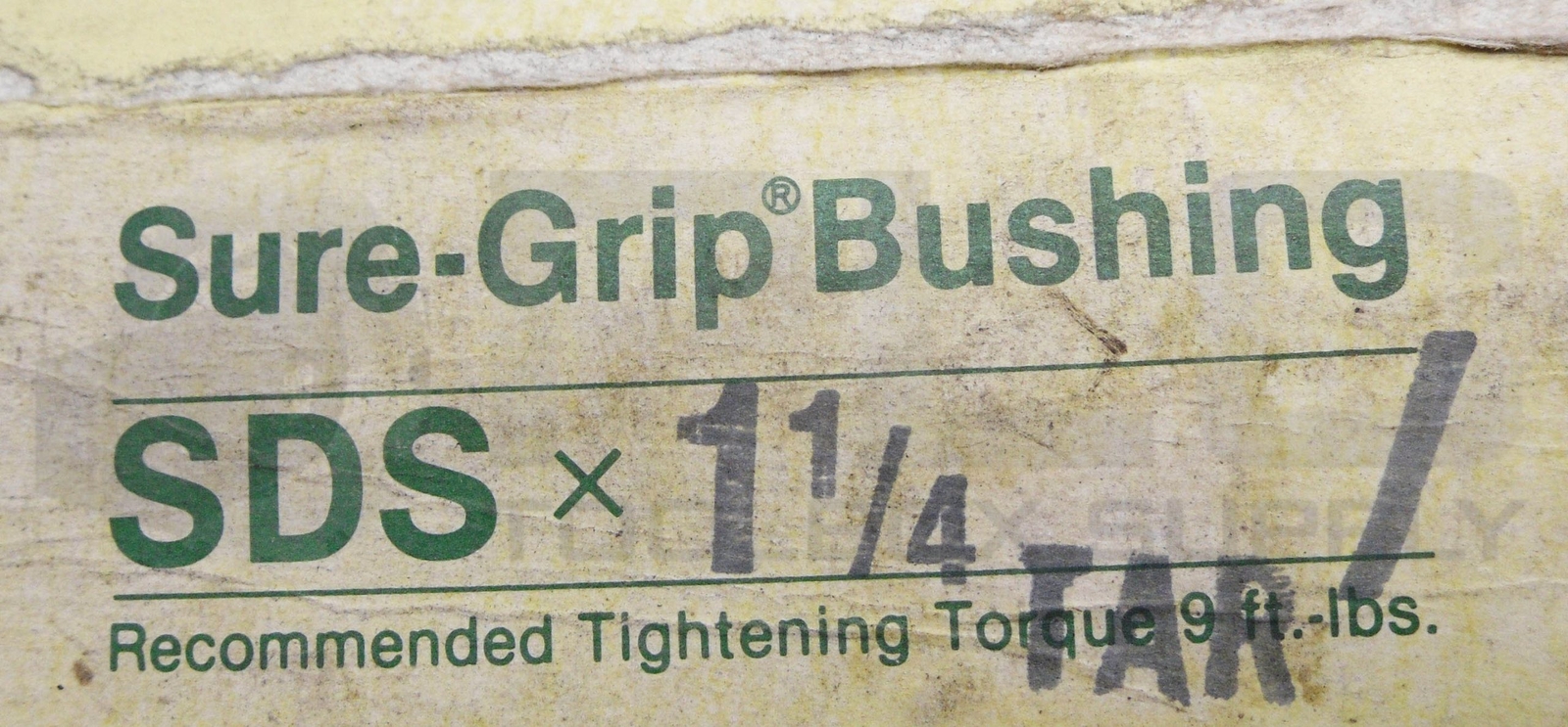 NEW TB WOODS SDS 1-1/4 TAR SURE GRIP BUSHING 1-1/4″ BORE SDS 1-1/4 *READ*