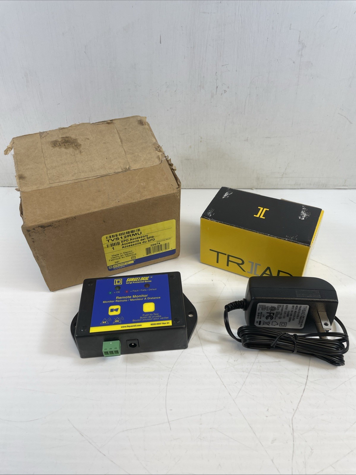 Square D, TVS12RMU, SPD Accessory Remote Monitor Surge