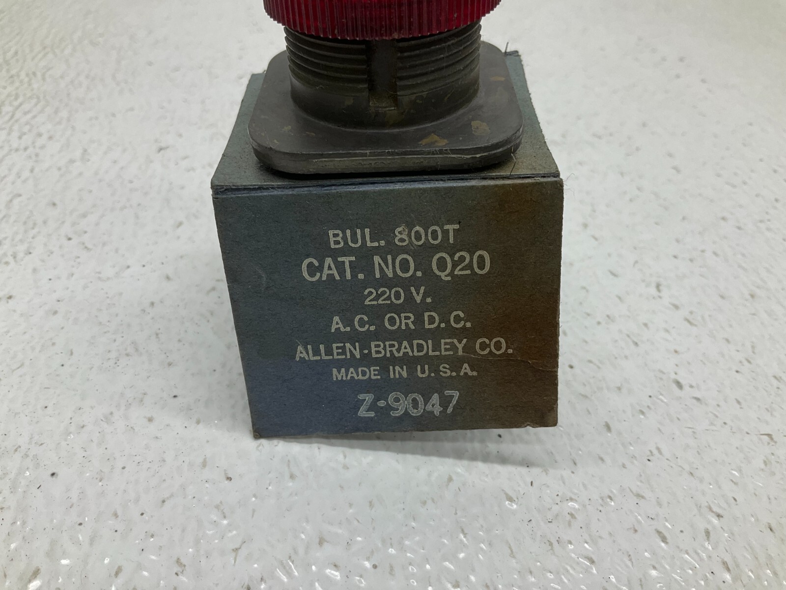 Allen Bradley 800T-Q20 Red Indicator Light 800TQ20 800T (VT)