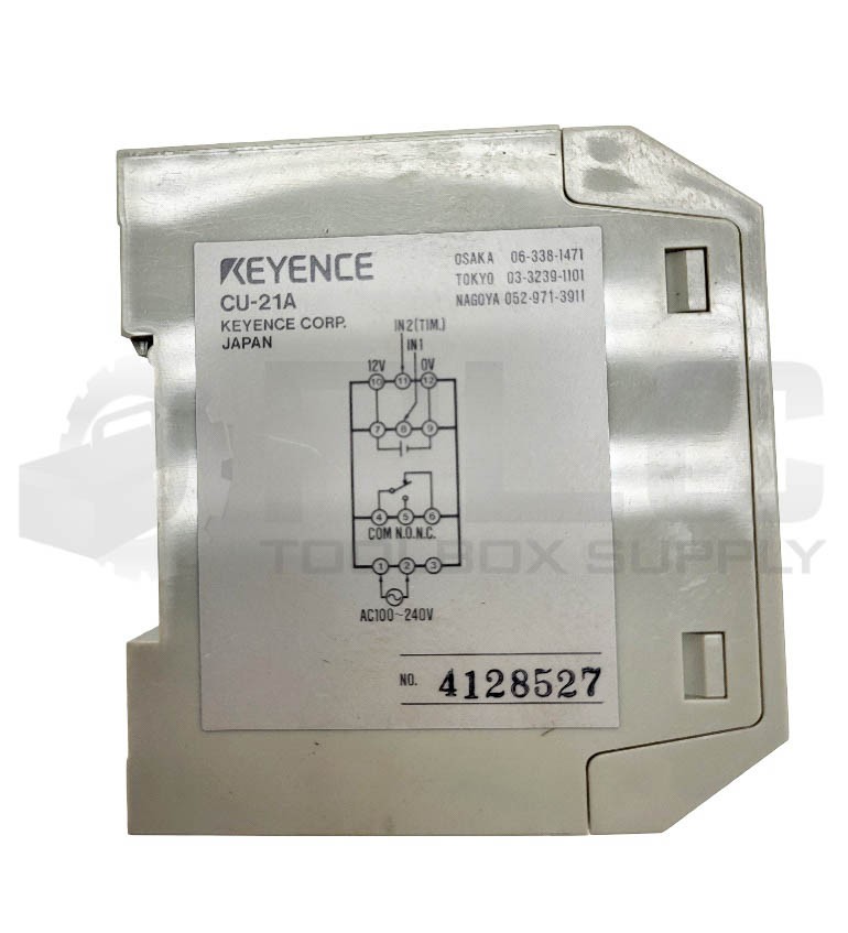 NEW KEYENCE CU-21A SENSOR CONTROL UNIT