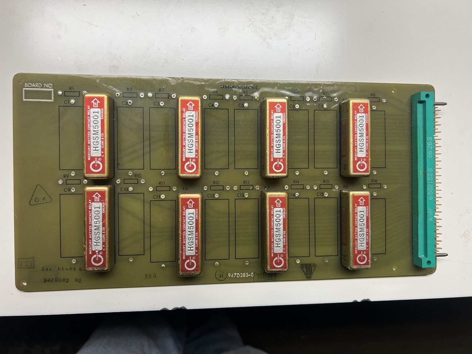 General Electric 947D382 G2 24v Relay