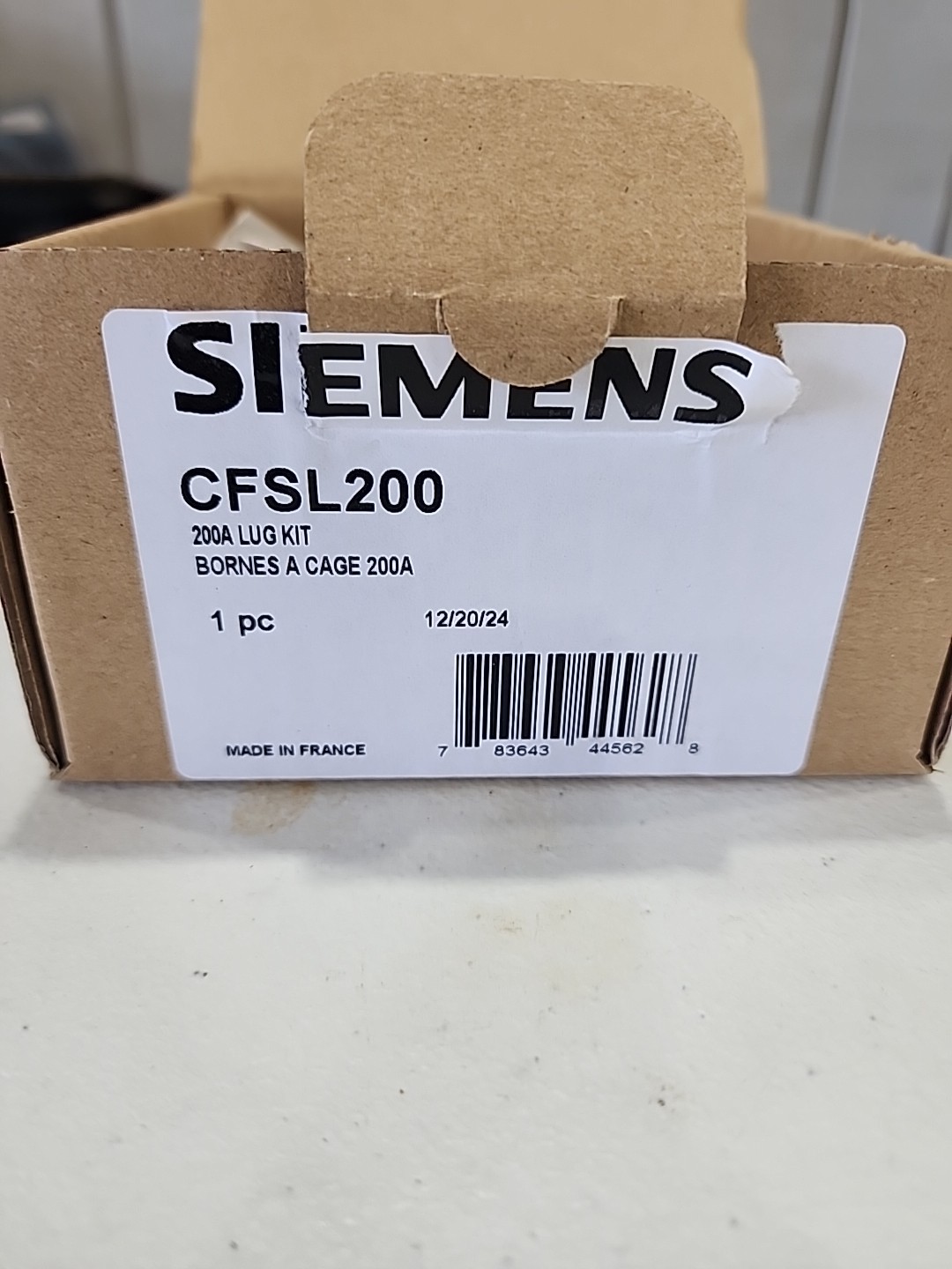 SIEMENS CFSL200 200A LUG KIT-NEW