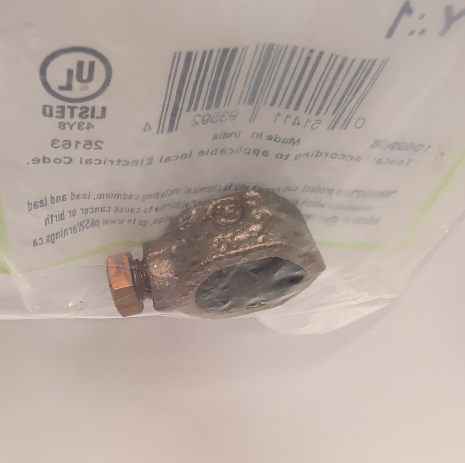 Halex 93592 Bronze Ground Rod Clamp 5/8″ High Strength 0.625″ Electrical New