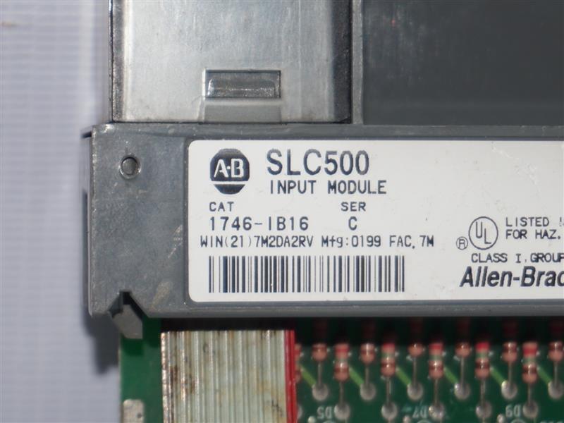 Allen Bradley SLC5000 1746-IB16 1746IB16 Input Module Made in Malaysia