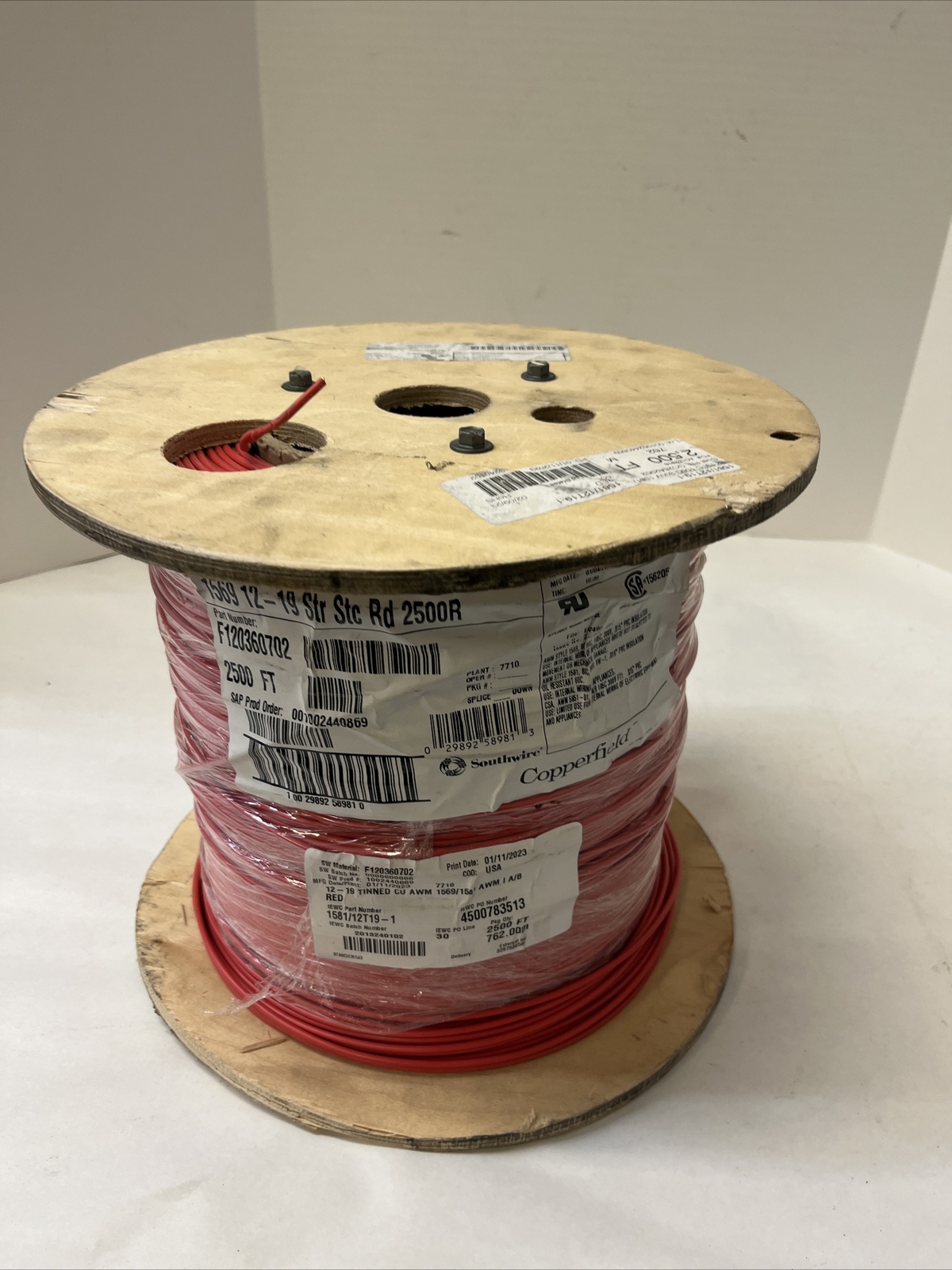 Southwire 1569 12-19 Str Stc Rd 2500R (2500 Ft)