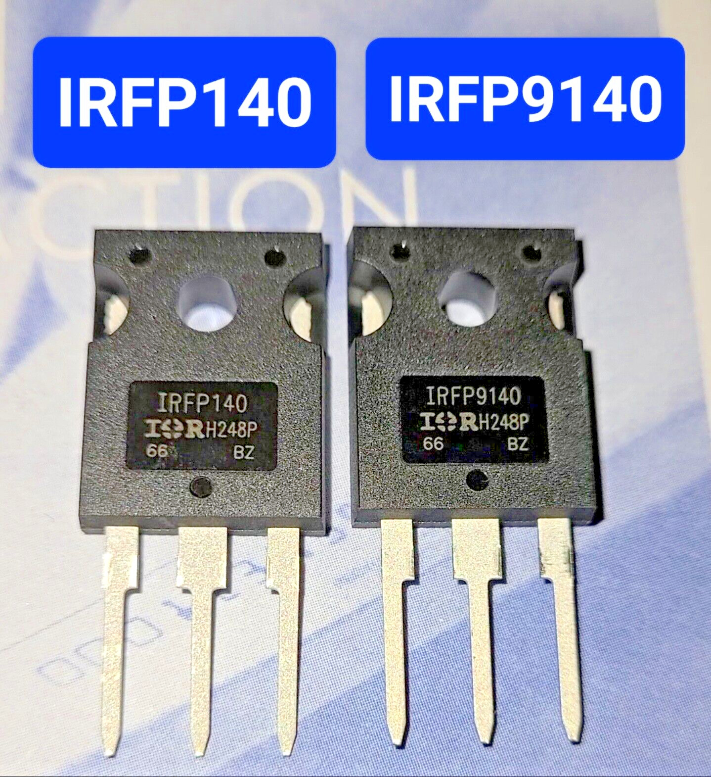 4Pcs 2Pairs Matching IRFP140N + IRFP9140N MOSFET Transistor Fast ship w/Tracking