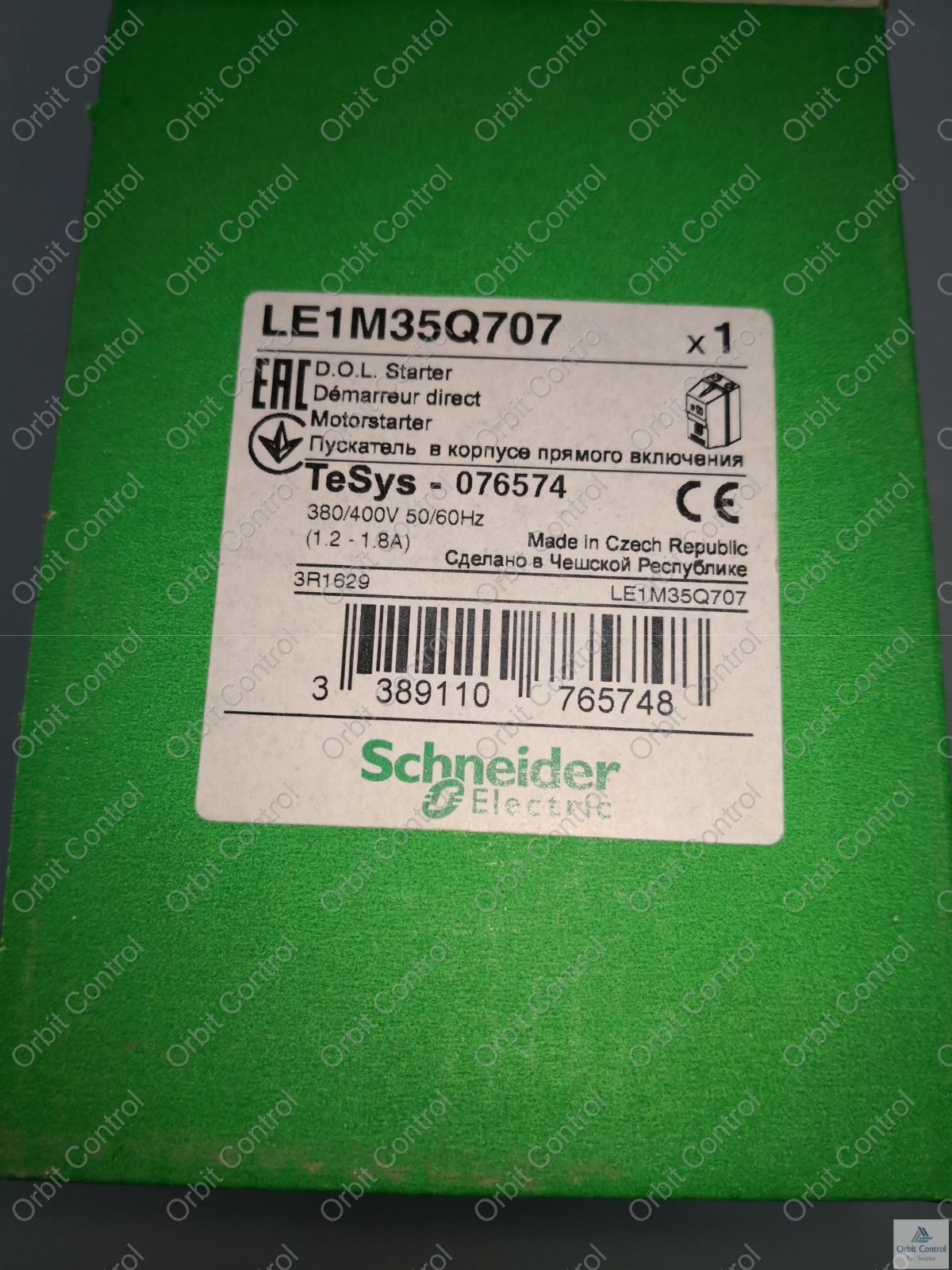 NEW Schneider Direct starter combination 0,55kW LE1M35Q707