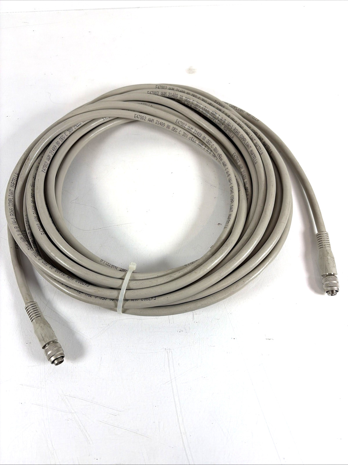 eTHERNET Patch Cable E47802 AWM 21489 80 Degree C 30V New