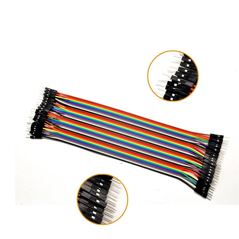 Dupont Wire Jumper cables 40PCS Male to Male Male to Female 20CM 1P-1P Arduino