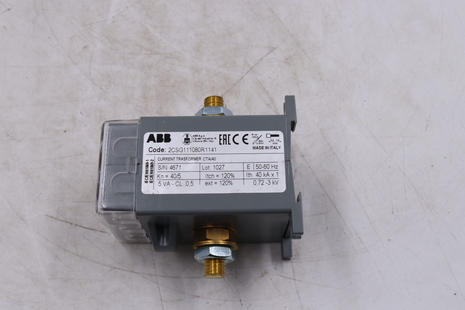 ABB CTA/40 2CSG11080R1141 MADE IN ITALY