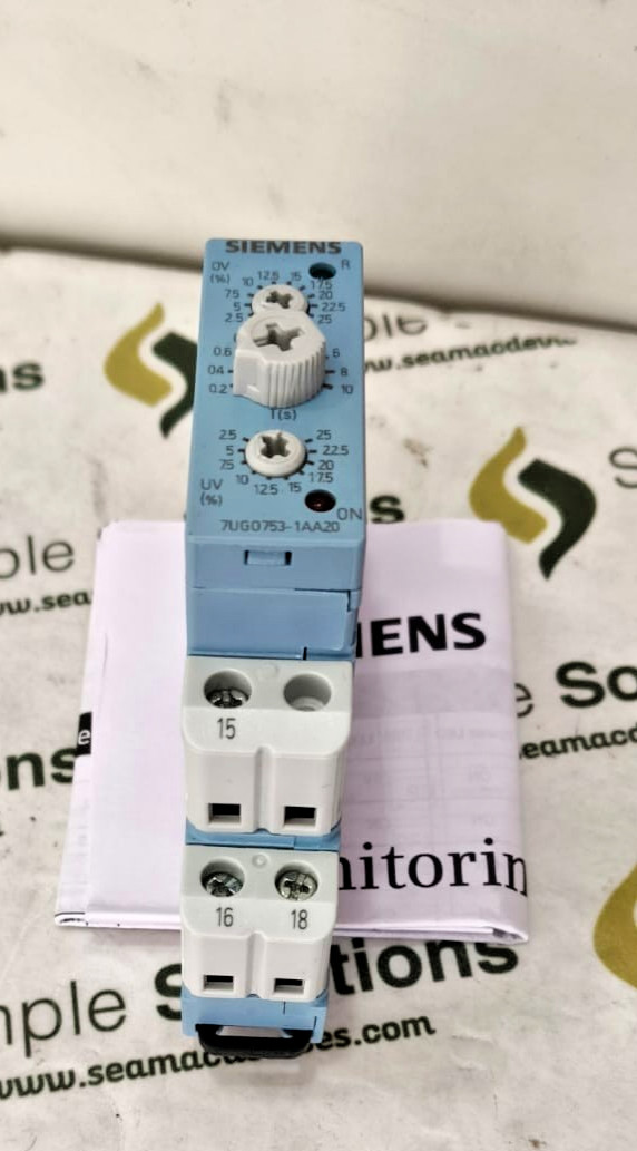 2PCS LOT- Siemens 7UG0753-1AA20 Voltage Monitoring Relays- New