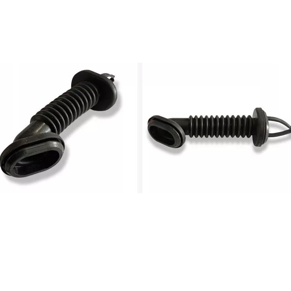 25mm x 39mm Car Harness Wiring Door Tube Rubber Sleeve Dust-proof Oval Black HOT