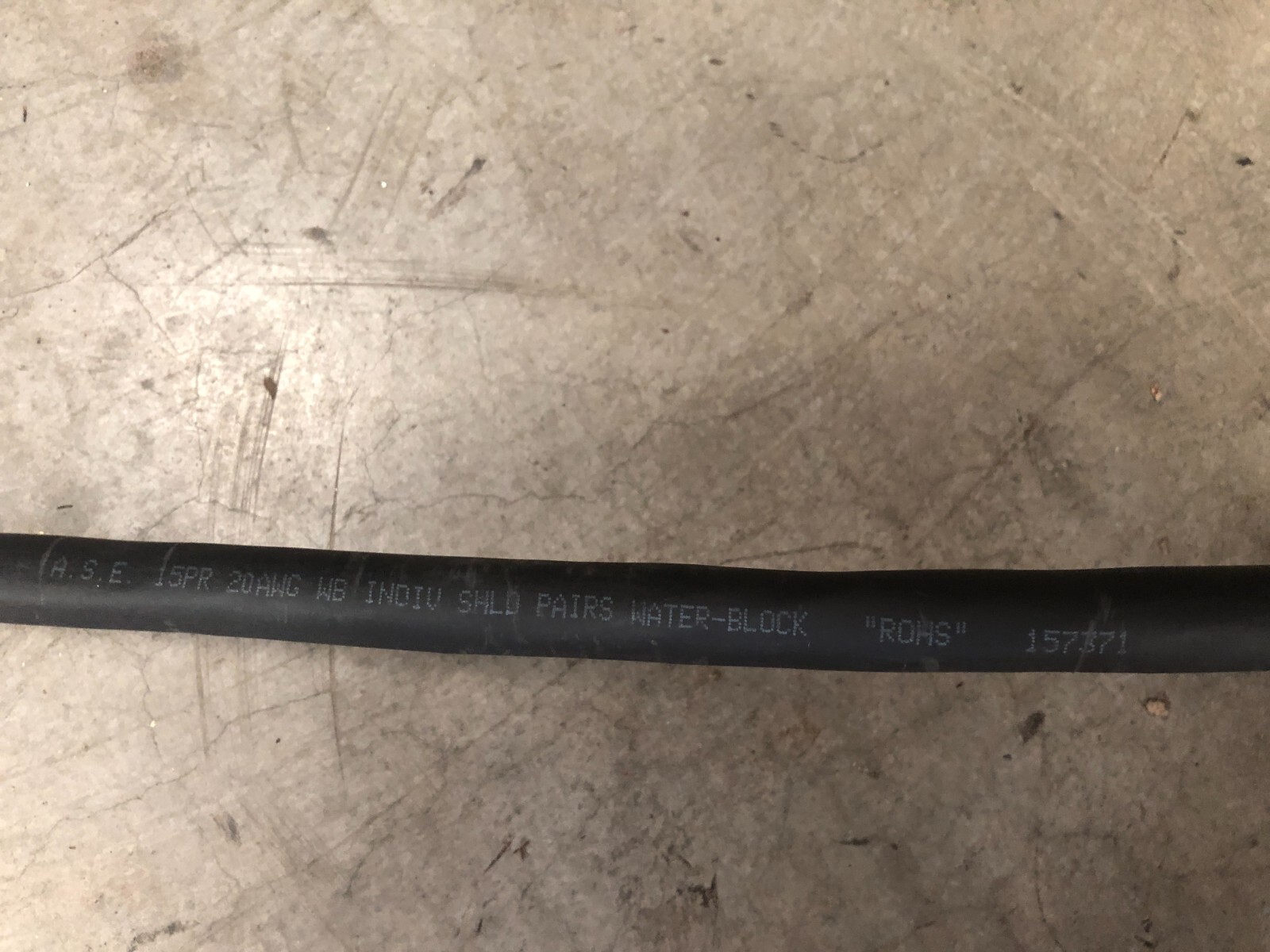 25 Feet 20 AWG 15 Pair Individual Shielded Pairs Wire Cable