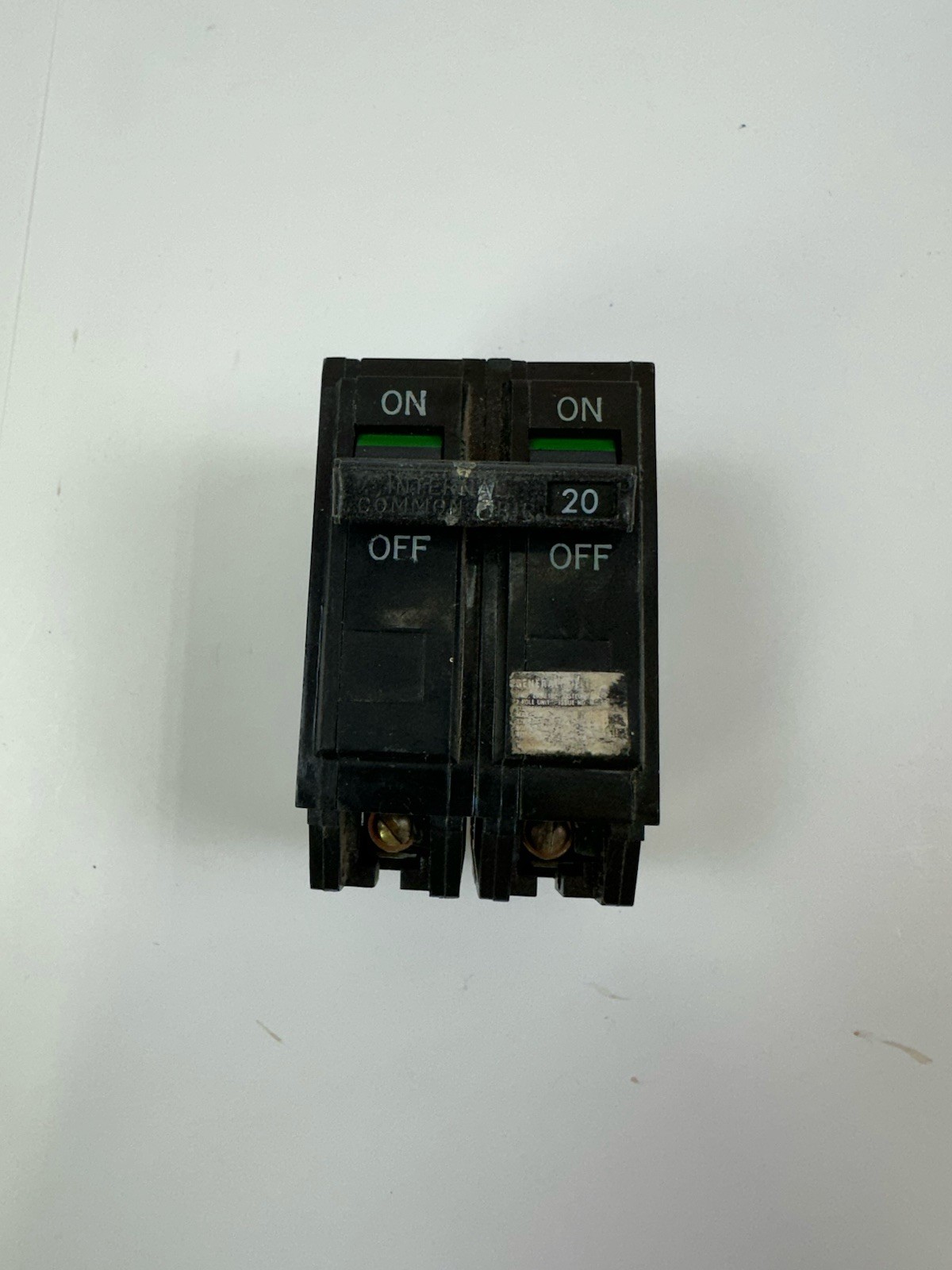 General Electric 2 Pole 20 Amp Vintage NP1578012-C Circuit Breaker 1993