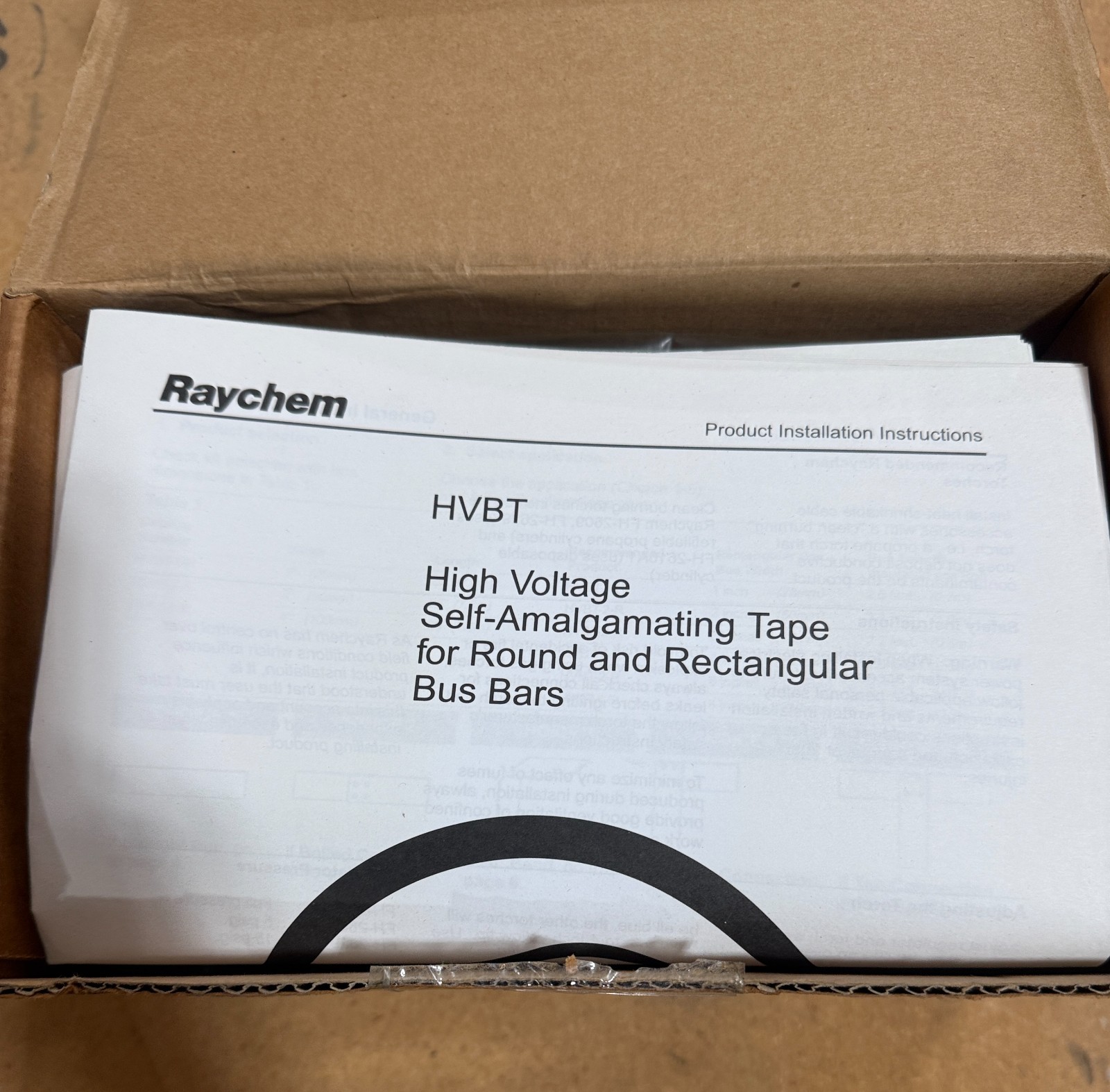 Raychem HVBT-4-R High Voltage BUS Tape 4″ x 25′ Long