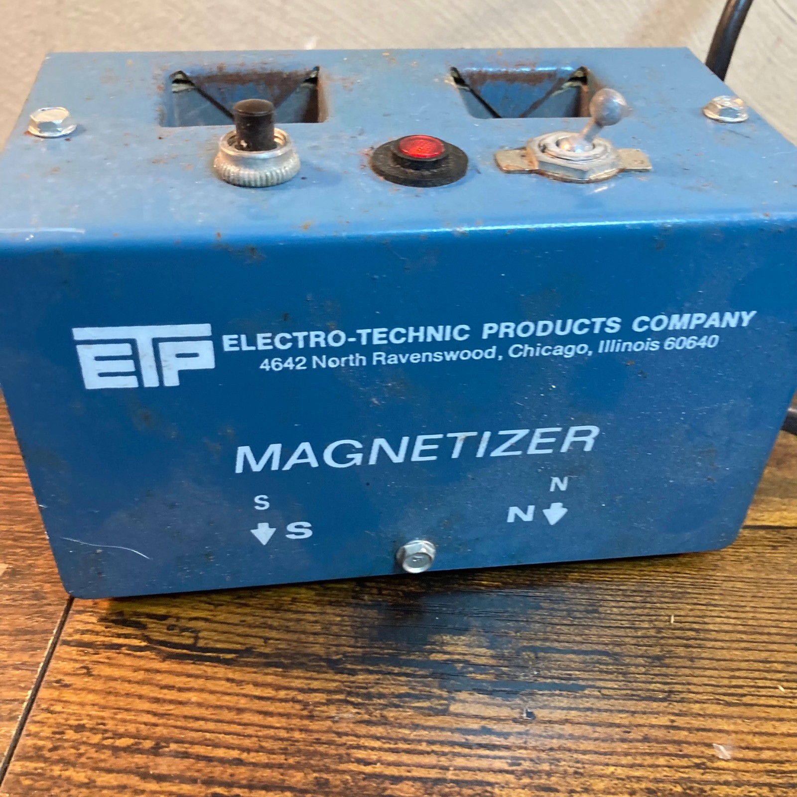 Electro-Technic Products ETP Magnetizer for Iron Nickel Cobalt Alnico Blue Metal