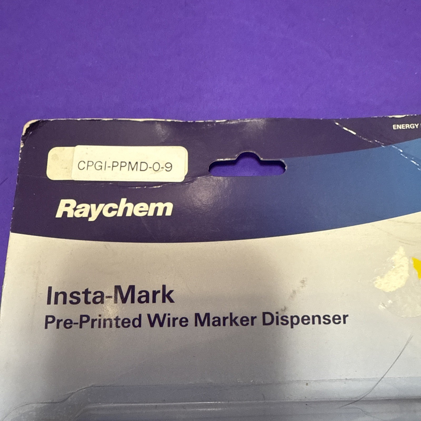 Raychem Wire Marker Dispenser Pre Printed Wire Marker Dispenser 0-9 Rolls discon