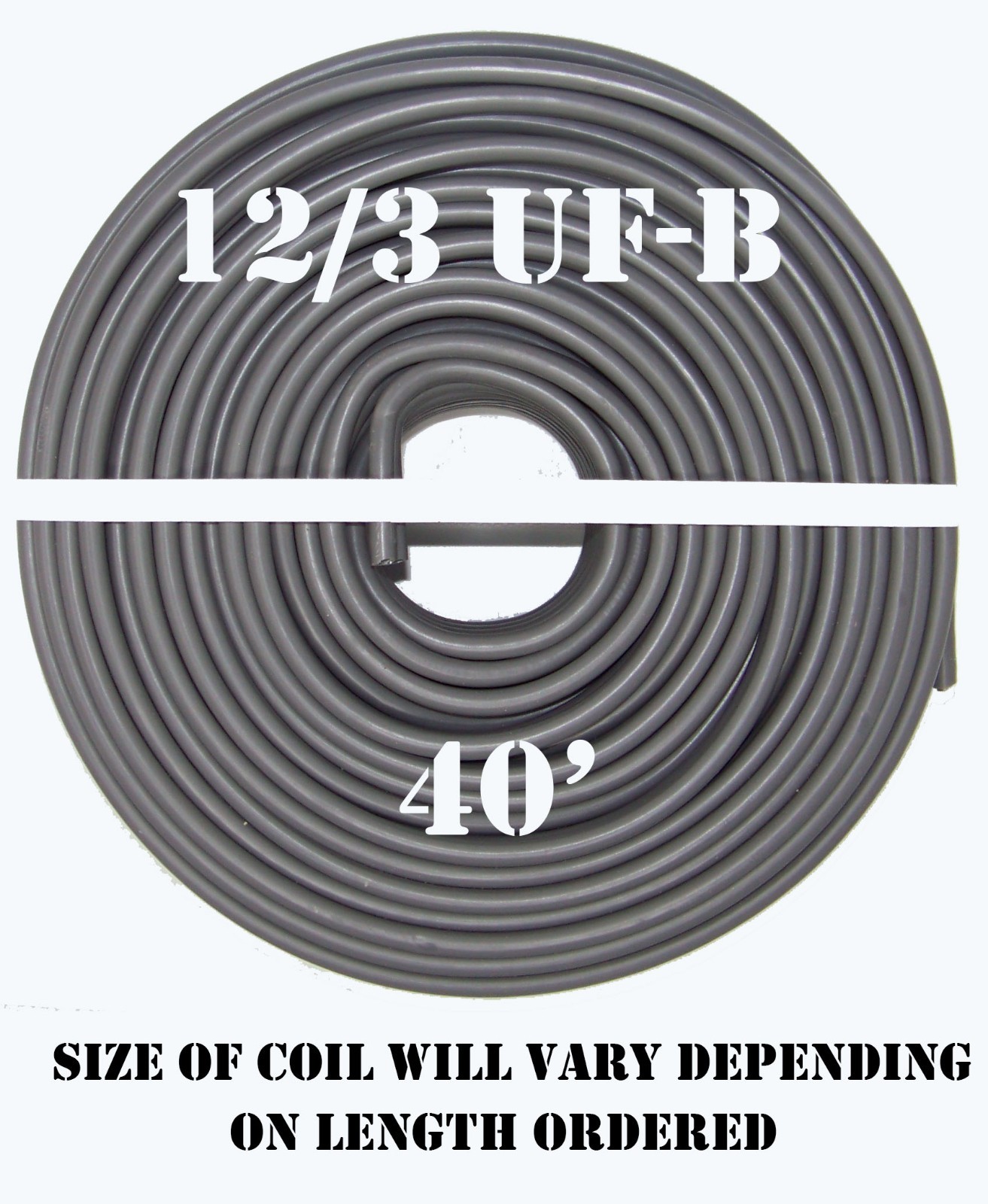 12/3 UF-B x 40′ Southwire Underground Feeder Cable
