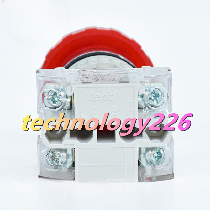 1PC NEW tend 22 mm emergency stop button switch T2BKR-1C #YX