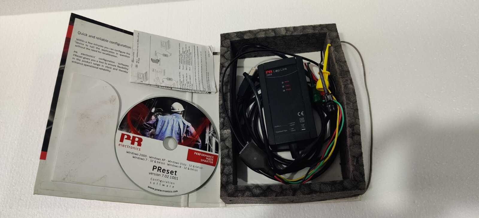 PR ELECTRONICS LOOP-LINK COMMUNICATIONS INTERFACE 5909 MADE IN DENMARK