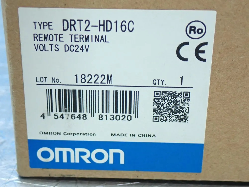 OMRON DRT2-HD16C ENVIRONMENT-RESISTIVE 16-INPUT REMOTE TERMINAL 05250770397