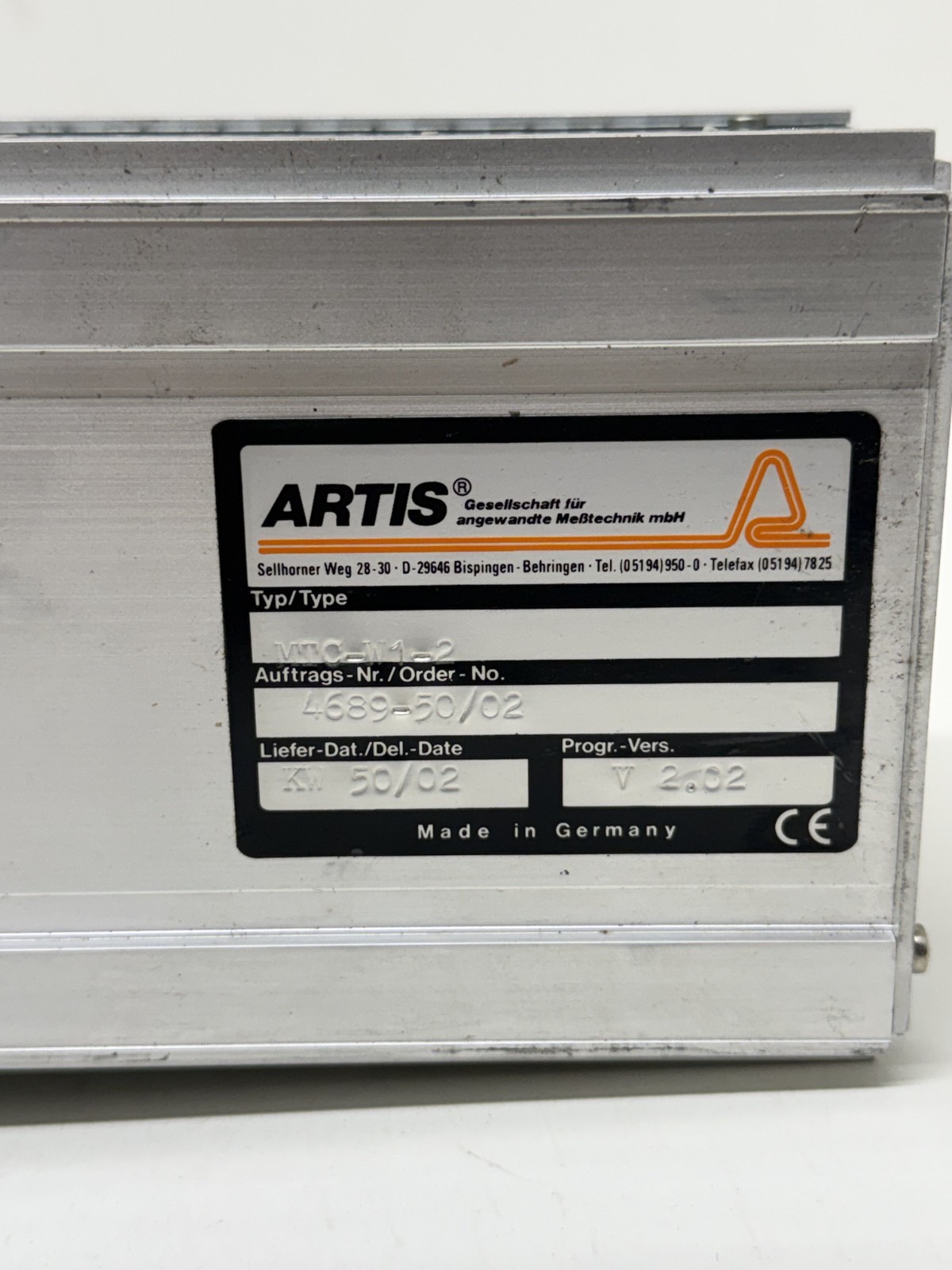 ARTIS MTC-W1-2 / MTCW12