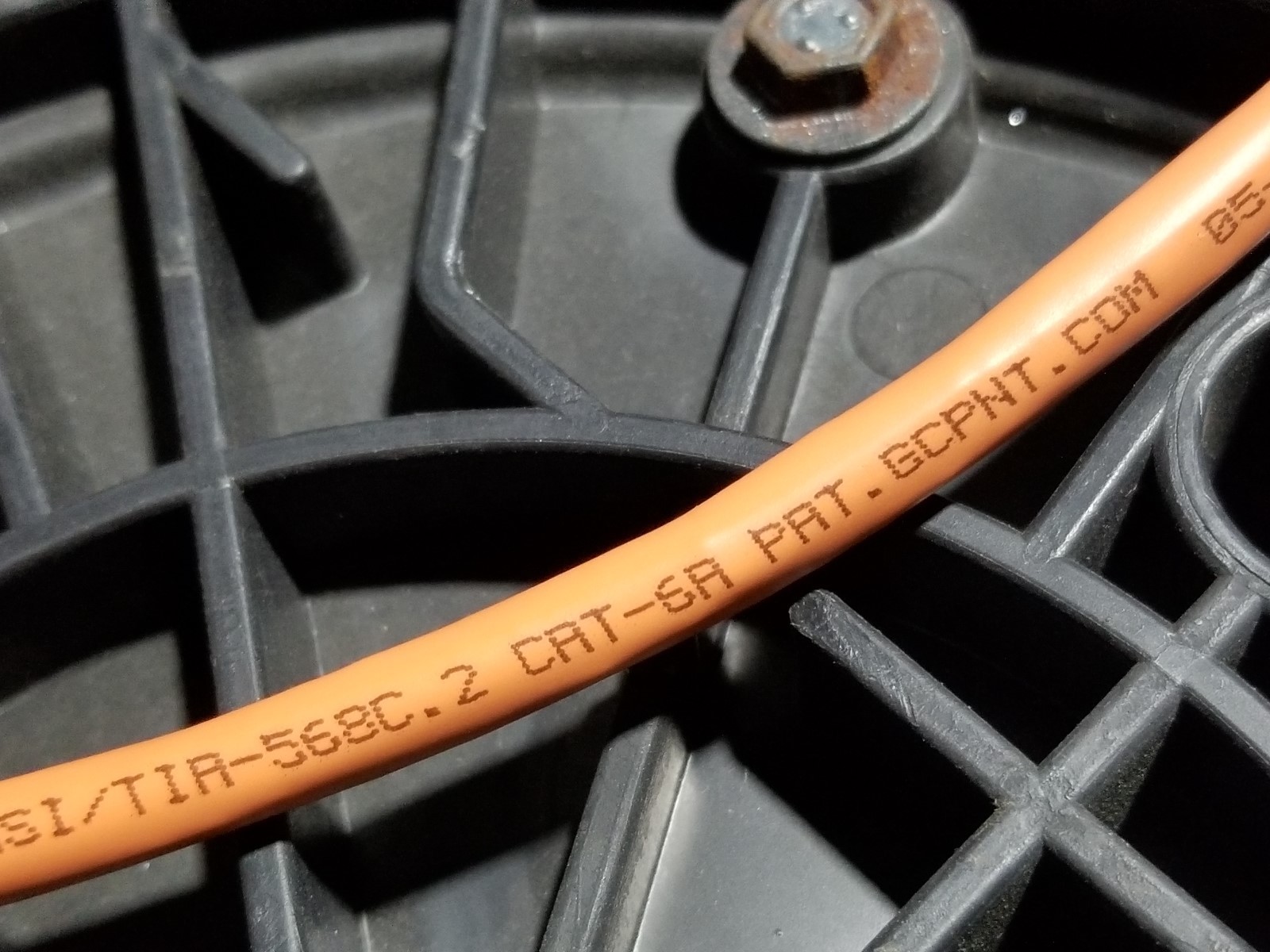 General Cable 7141856 23/4P GenSPEED 10 MTP Cat6A 10GX 10G Plenum Orange /50ft
