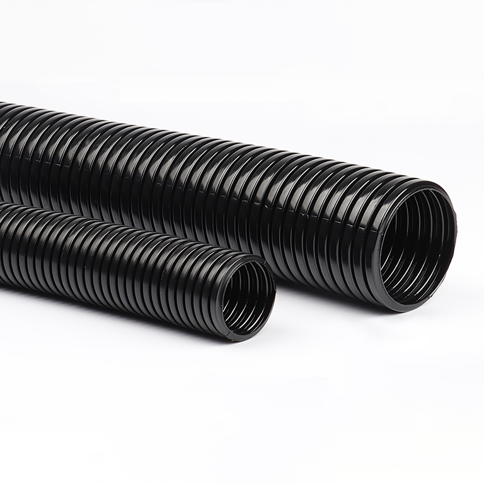 Black Conduit Split & Non Split Flexible Tube Cable Tidy Trunking Organiser