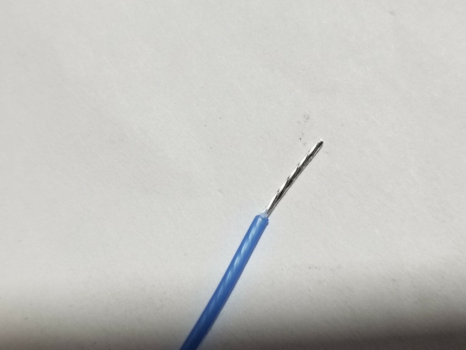NEW SAMTEC DWCT-24-01 #24awg Power Cable HT Silver Plated Copper FEP Wire Blue