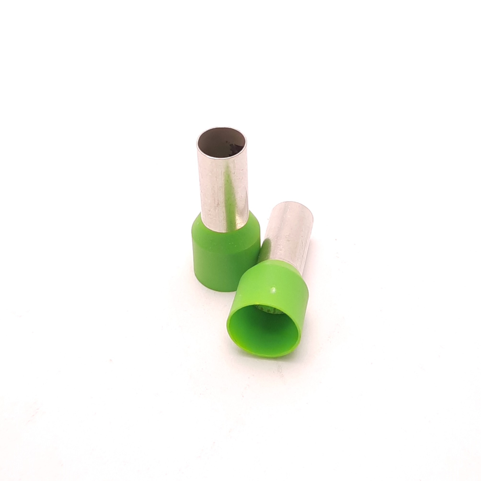 Lot of 100 Altech Corp 2214.0 Green Insulated Ferrule, AWG 6, 0.47″ Length