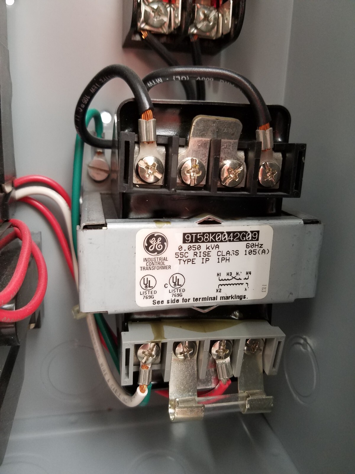 GE NEMA 1 Size 1 Breaker Style Combo Motor Starter 3P 480V HOA – Next Day Option