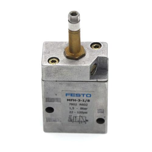 New FESTO MFH-3-1/8 7802 Solenoid Valve