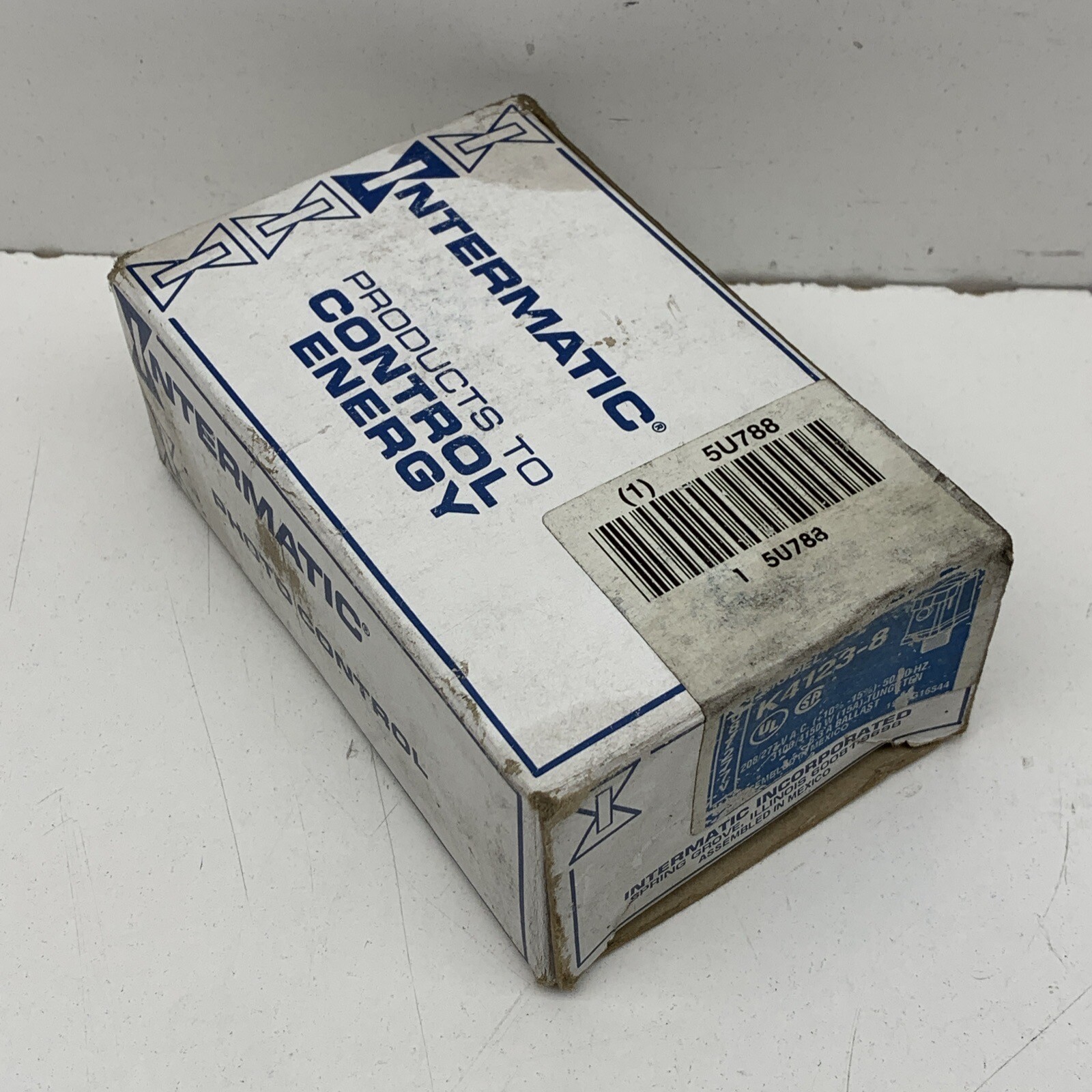 Intermatic K4123-8 Threaded Stem Mount Photocontrol Light Sensor 208-277V