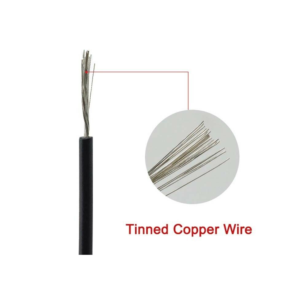 UL1015 24AWG Flexible Stranded Cable Wire PVC Tinned Copper Electronic Wires
