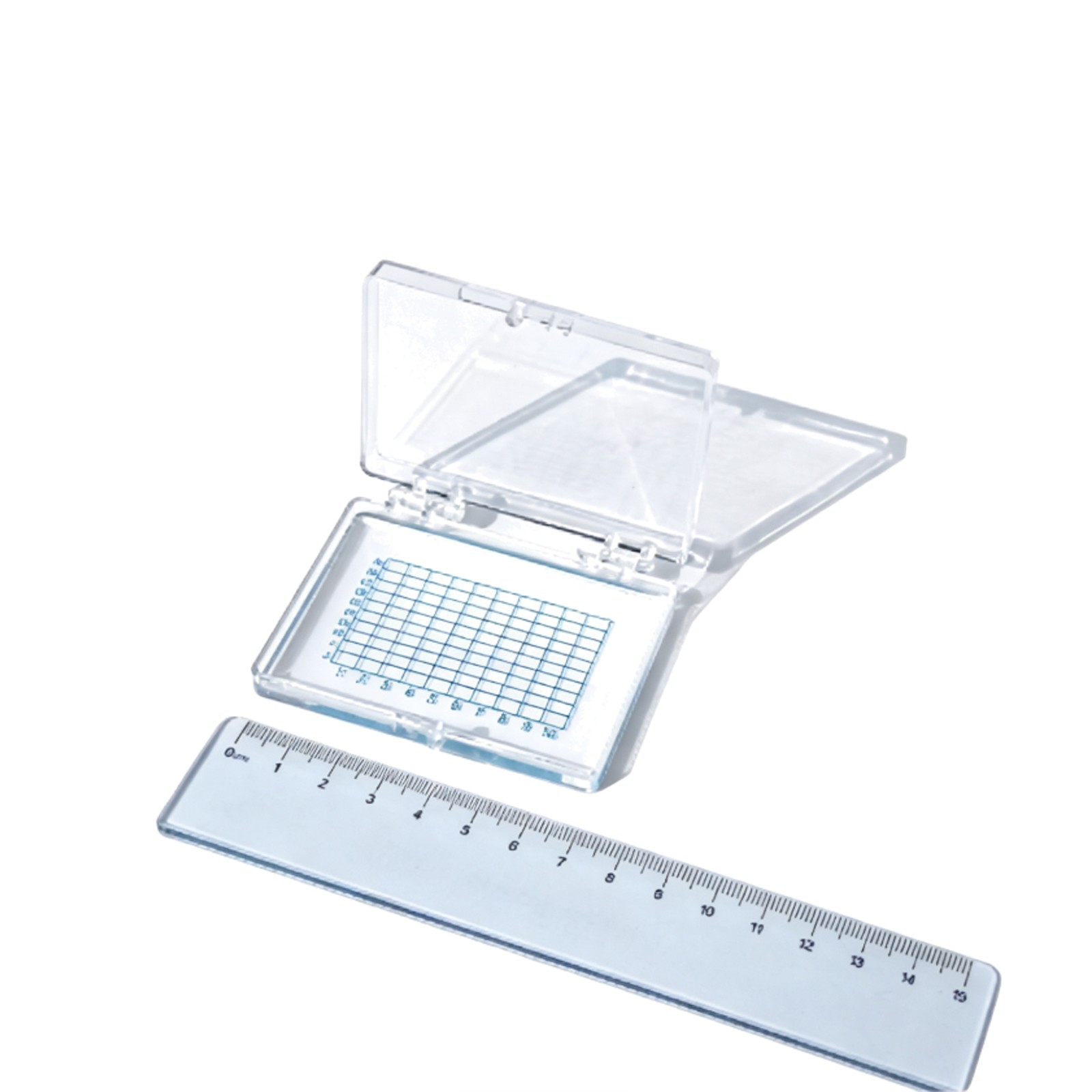 Chip Storage Box 55mm 75mm Sticky Gel Case Semiconductor Wafer Die Holder