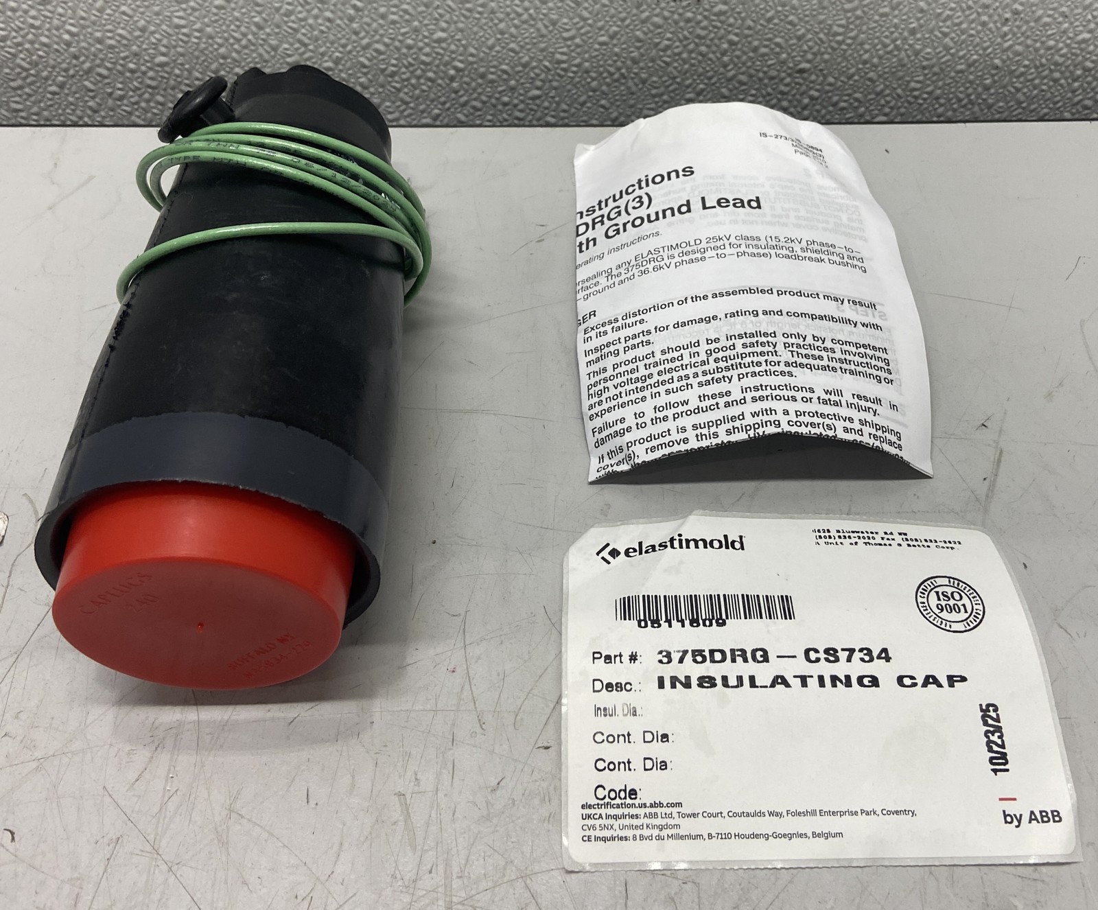 Elastimold Insulated Cap 35kv 200A 375DRG