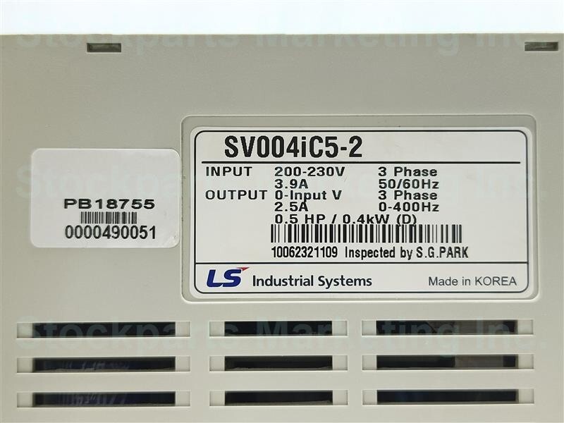 LS Industrial System SV004IC5-2 SV004IC52 AC Inverter Drives