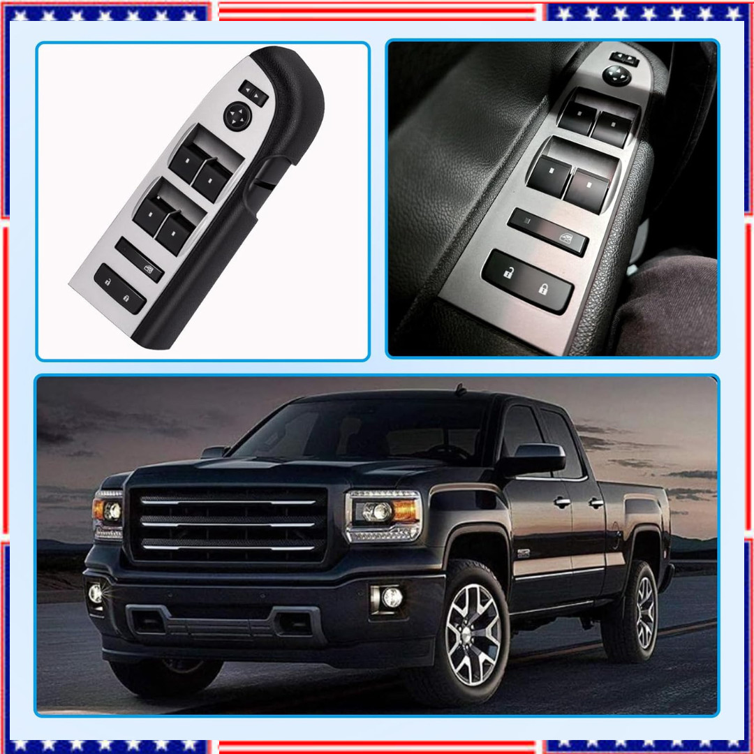 Driver Side Window Master Switch for Silverado Sierra 2010 to 2013