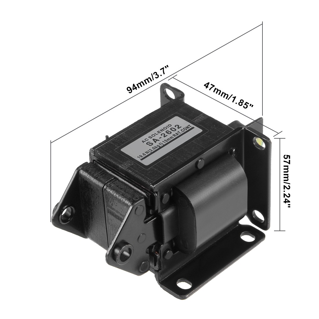 1 x AC110V SA-2602 Energy Saving AC Magnet Solenoid Electromagnet