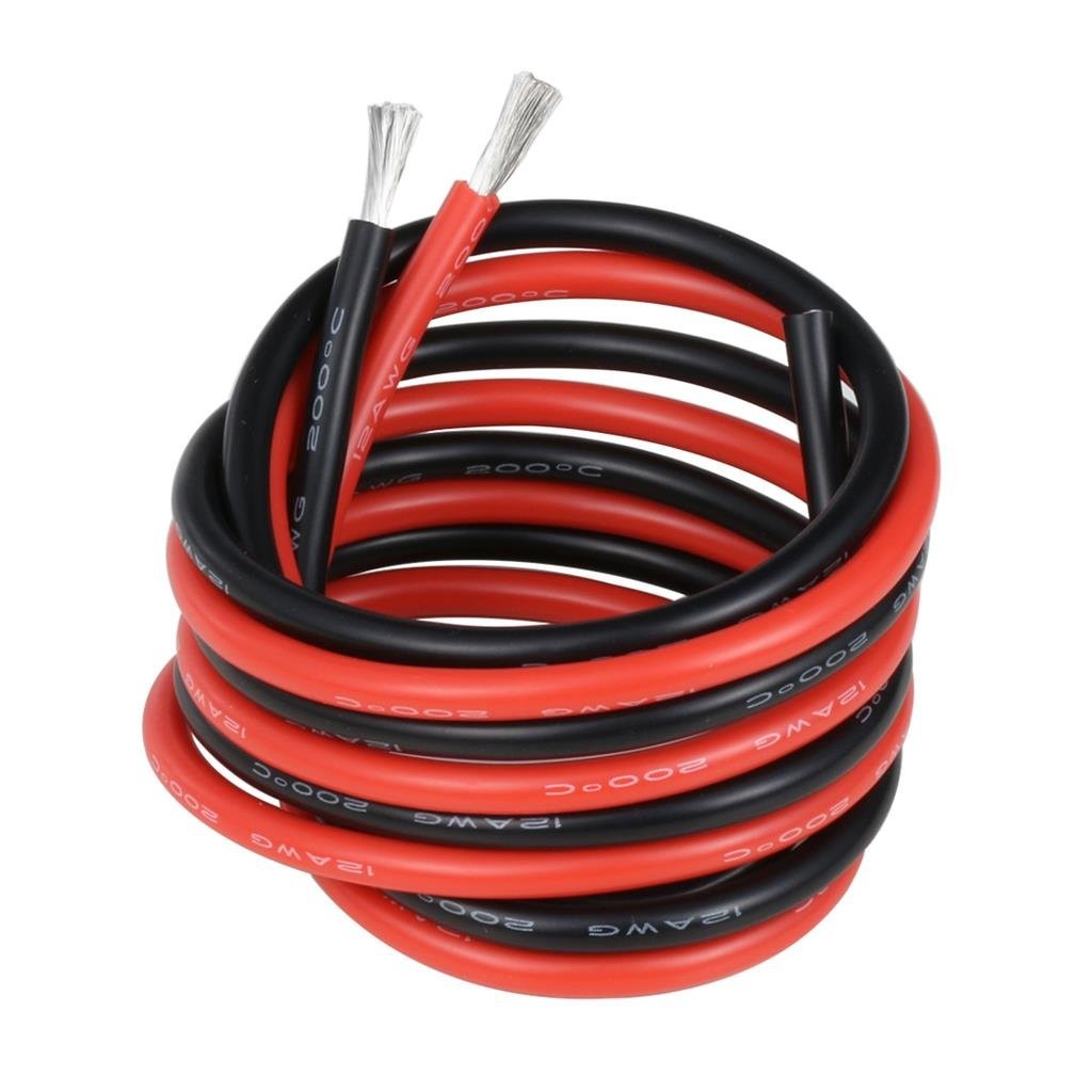 Bntechgo 12 Gauge Silicone Wire 10 Ft Red And 10 Ft Black Flexible 12