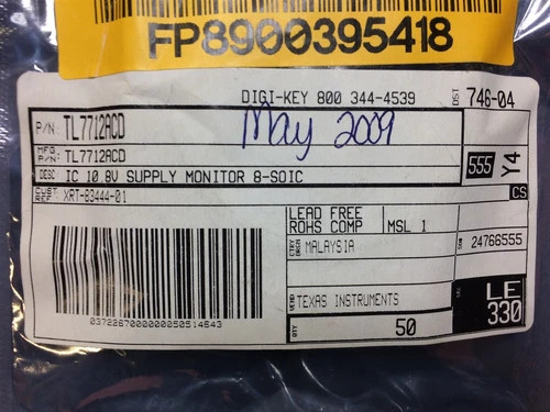 TL7712ACD TEXAS INSTRUMENTS IC 10.8V SUPPLY MONITOR 8-SOIC ROHS 10 PIECES