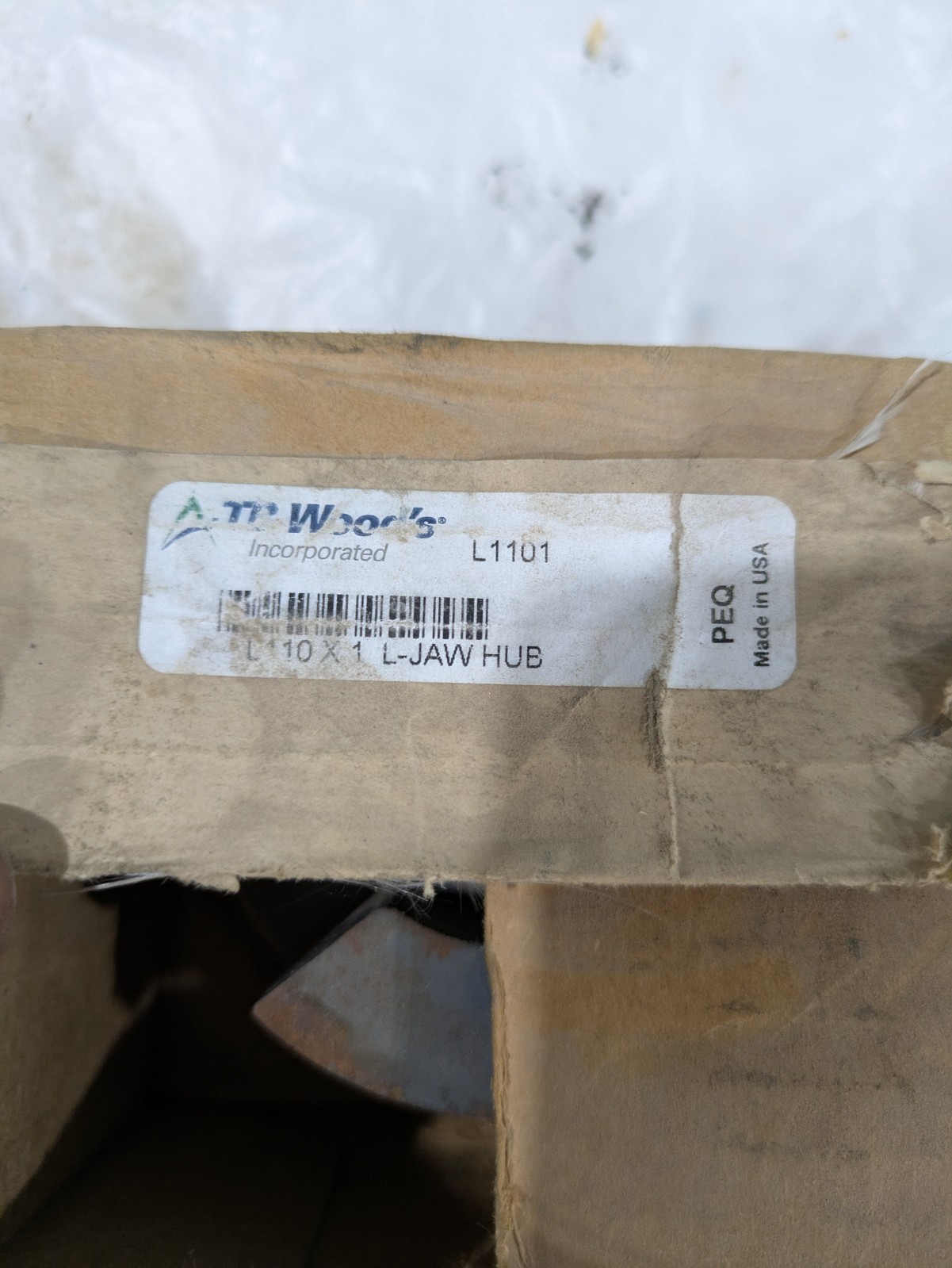 ALTRA TB WOODS L11034 L110 X 3/4″ L-JAW HUB/COUPLING SINTERED IRON