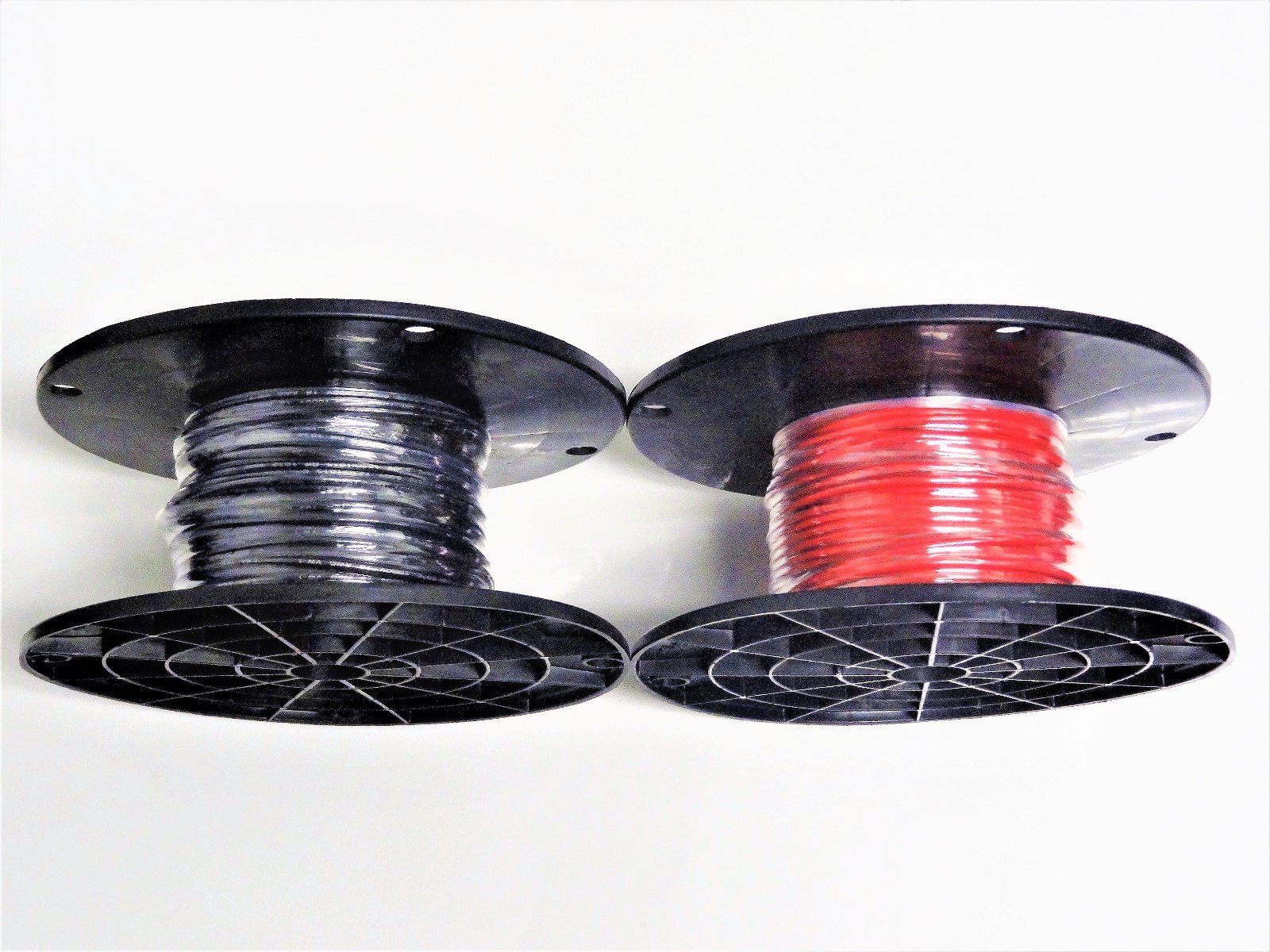16 GAUGE TFFN TEWN WIRE BLACK + RED 500 FT EA 600V COPPER STRANDED GROUND WIRE
