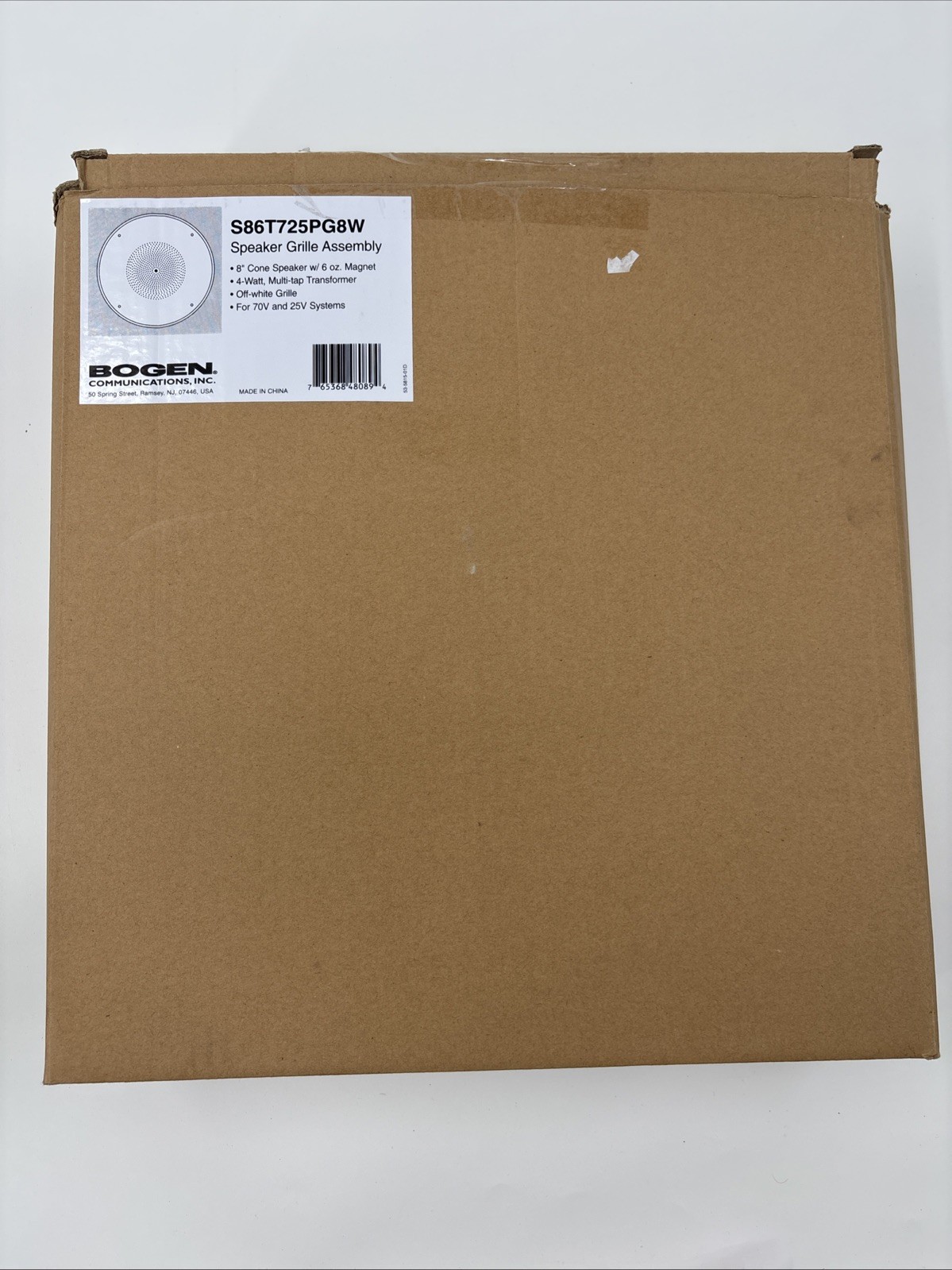 Bogen S86T725PG8W Speaker CEILING UPC 765368480894 – Speaker Grille Assembly